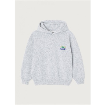 Evona Hooded Sweatshirt - Grey Melange