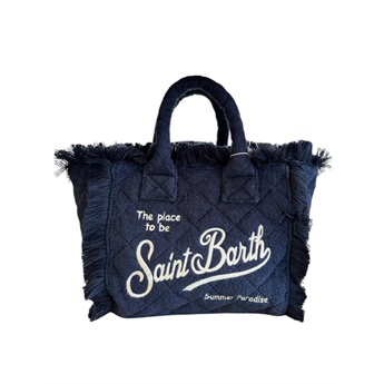 Collete Sponge Bag - Quilted Deep Blue