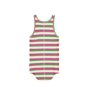 Roberta Sleeveless Top - Jungle Stripe