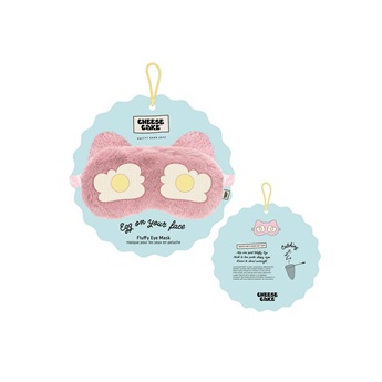 Cheesecake Fuzzy Eyemask - Pink