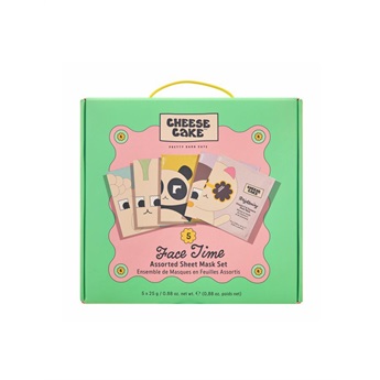 Cheesecake 5pc Face Sheet Mask - Face Time