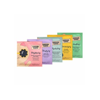 Cheesecake 5pc Face Sheet Mask - Face Time