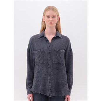 Relaxed Shirt Women - Vintage Blue