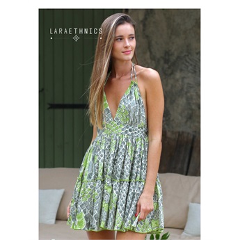 Cenote Dress - Crocodile Khaki