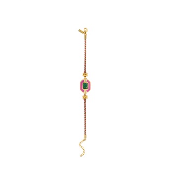 Bracelet - Fuchsia Art Deco