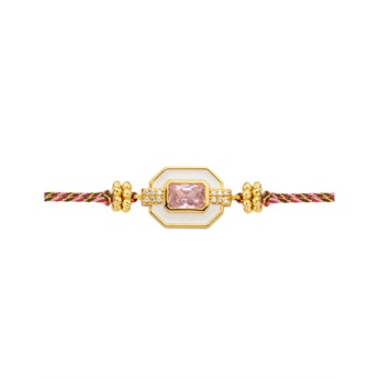 Bracelet - White Art Deco
