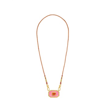 Necklace -  Pink Yucatan