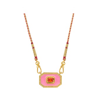Necklace -  Pink Yucatan