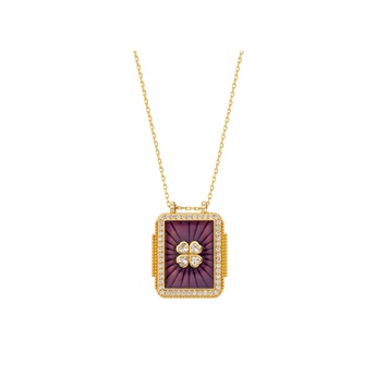 Necklace -  Trefle Boheme