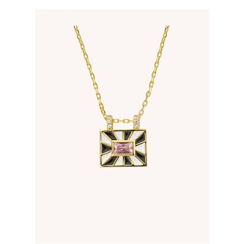 Necklace -  Black & White El Paso