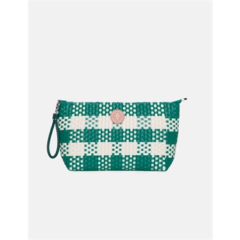 Woven Pencil Bag - Green