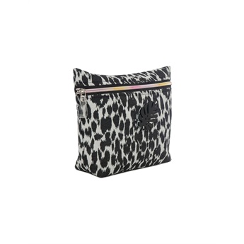 Alexa Beach Pouch - B&W Animal