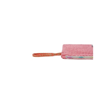 Stella Pouch - Bubblegum Raffia Eye