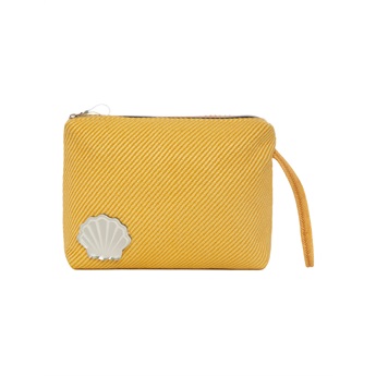 Ines Pouch - Bright Yellow Woven Shell