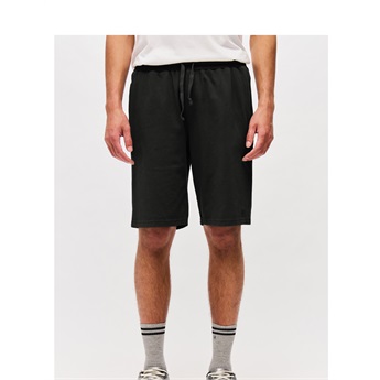 Regular Bermuda Embroidery Men - Black