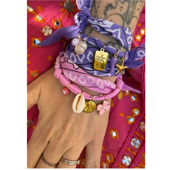 Santa Giulia Necklace - Purple
