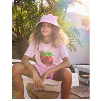 Roseanna T-Shirt - Glitter Strawberry