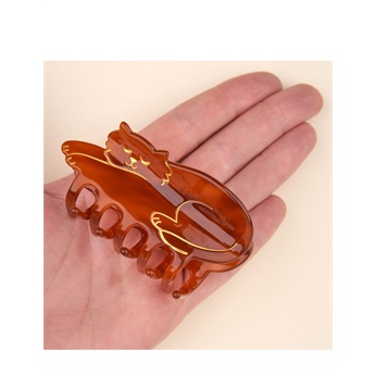 Hair Claw - Cat Brown