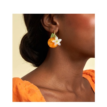 Earrings - Orange Blossom