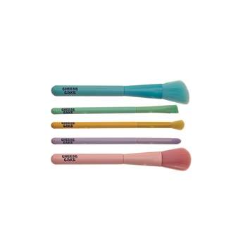 Cheesecake 5pc Cosmetic Brush Set