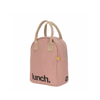 Zipper Lunch Bag - Mauve/Pink