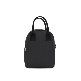 Zipper Lunch Bag - Carbon Black