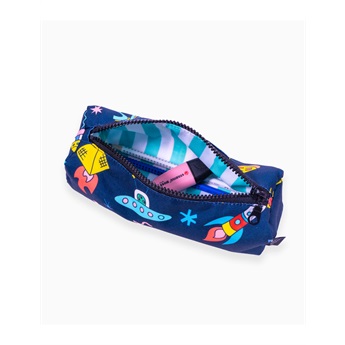 Pencil Case - UFO/Striped