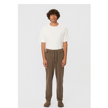 Raw Edges Sweatpants Men - Vintage Mocha