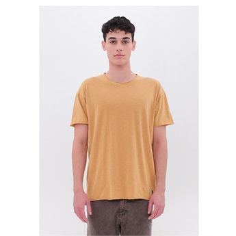 Relaxed Sleeves T-Shirt Men - Vintage Caramel