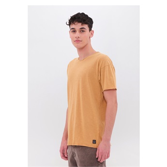 Relaxed Sleeves T-Shirt Men - Vintage Caramel