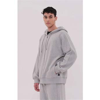 Fullzip Seaming Men - Grey Melange