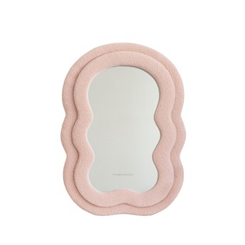 Charlie Small Fleece Mirror - Pink