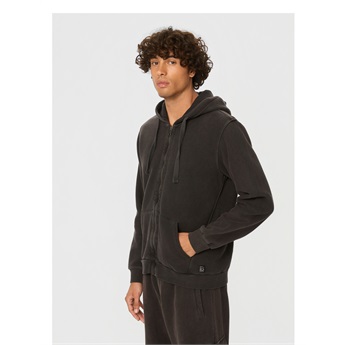 Regular Fullzip Men - Vintage Black