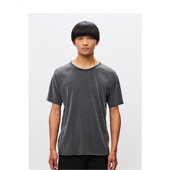 Raglan Slub T-Shirt Men - Vintage Grey