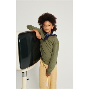 Gamipy Longsleeve T-Shirt - Khaki Vintage