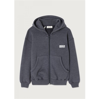 Doven Zipped Hoodie - Overdyed Carbon