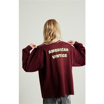 Fizvalley Longsleeve T-Shirt - Bordeaux Vintage