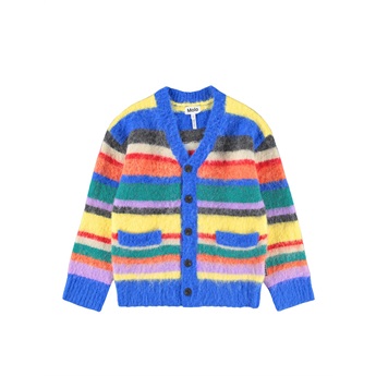 Brutus Cardigan - Fuzzy Stripe