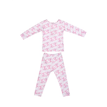Winter Pyjama Set - Monkey Business Pink