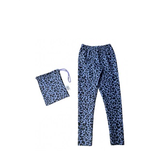 Midnight Blue Leopard Leggings