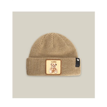 KIDS Goorin Bros Beanie - Cuddly Bear Taupe