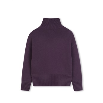 Love Turtleneck Sweater - Plum