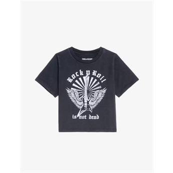 Rock & Roll Guitar T-Shirt - Black