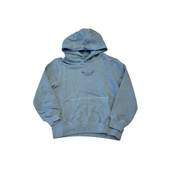 Wings Logo Hooded Sweatshirt - Pale Blue