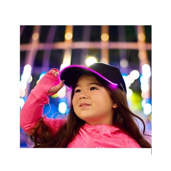 Illuminated Led Light Up Cap - Electric Pink