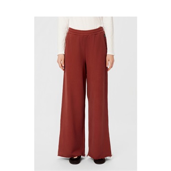 Wideleg Sweatpants Women - Cherry