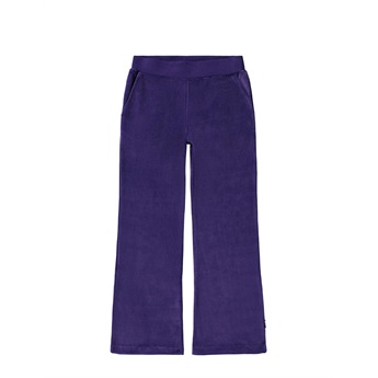Adoria Velvet Sweatpants - Space Purple