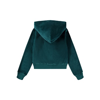Milla Zipped Hoodie - Cosmic Green