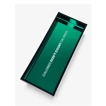 Christmas Mirror Tray - Calories Don't Count