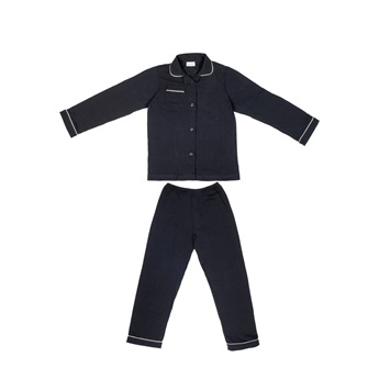 Preppy Pyjama Set - Winter Black